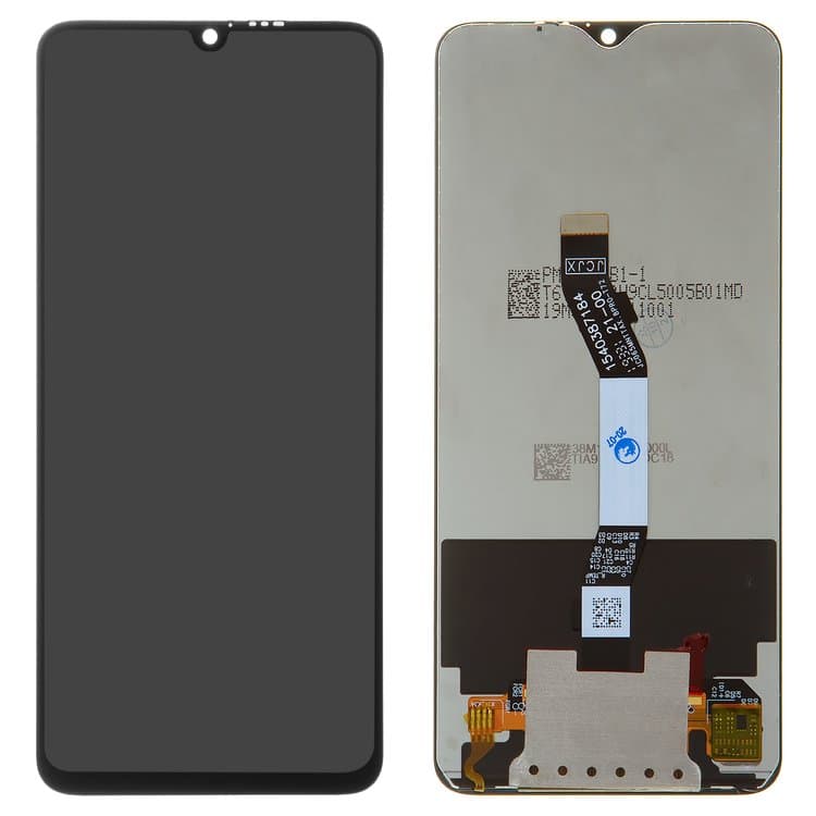 Дисплей для Xiaomi Redmi Note 8 Pro + тачскрин (черный) (Оригинал), артикул 01050 — запчасть GSM28.RU