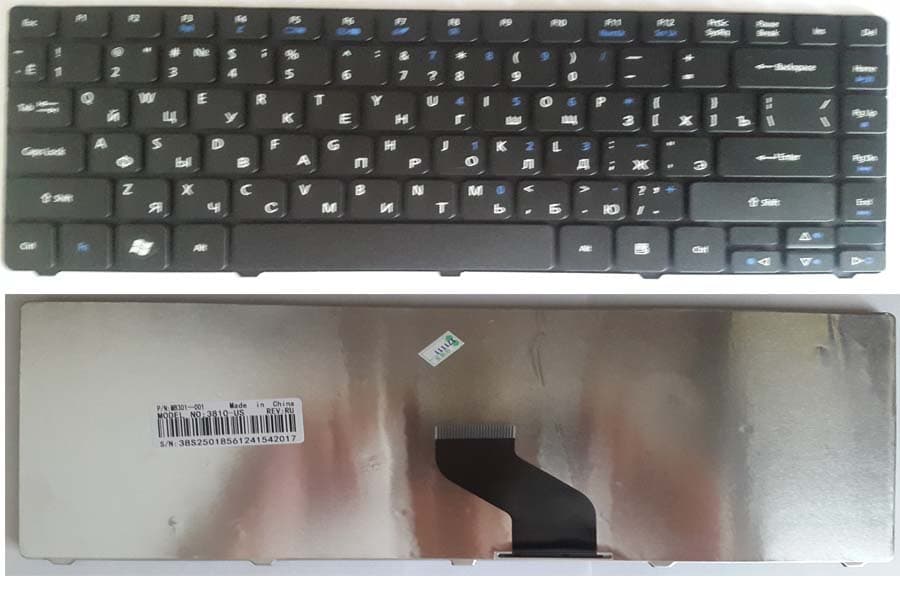 Клавиатура для ноутбука Acer 4750G 3810 4743G 5942 5942G 3810TG 3810T, артикул 01075 — запчасть GSM28.RU