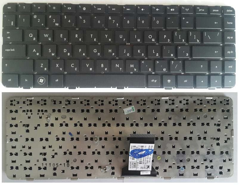 Клавиатура для ноутбука HP DM4-1020 1021 1022TX 1001TU 1116 1117 1118, артикул 01100 — запчасть GSM28.RU