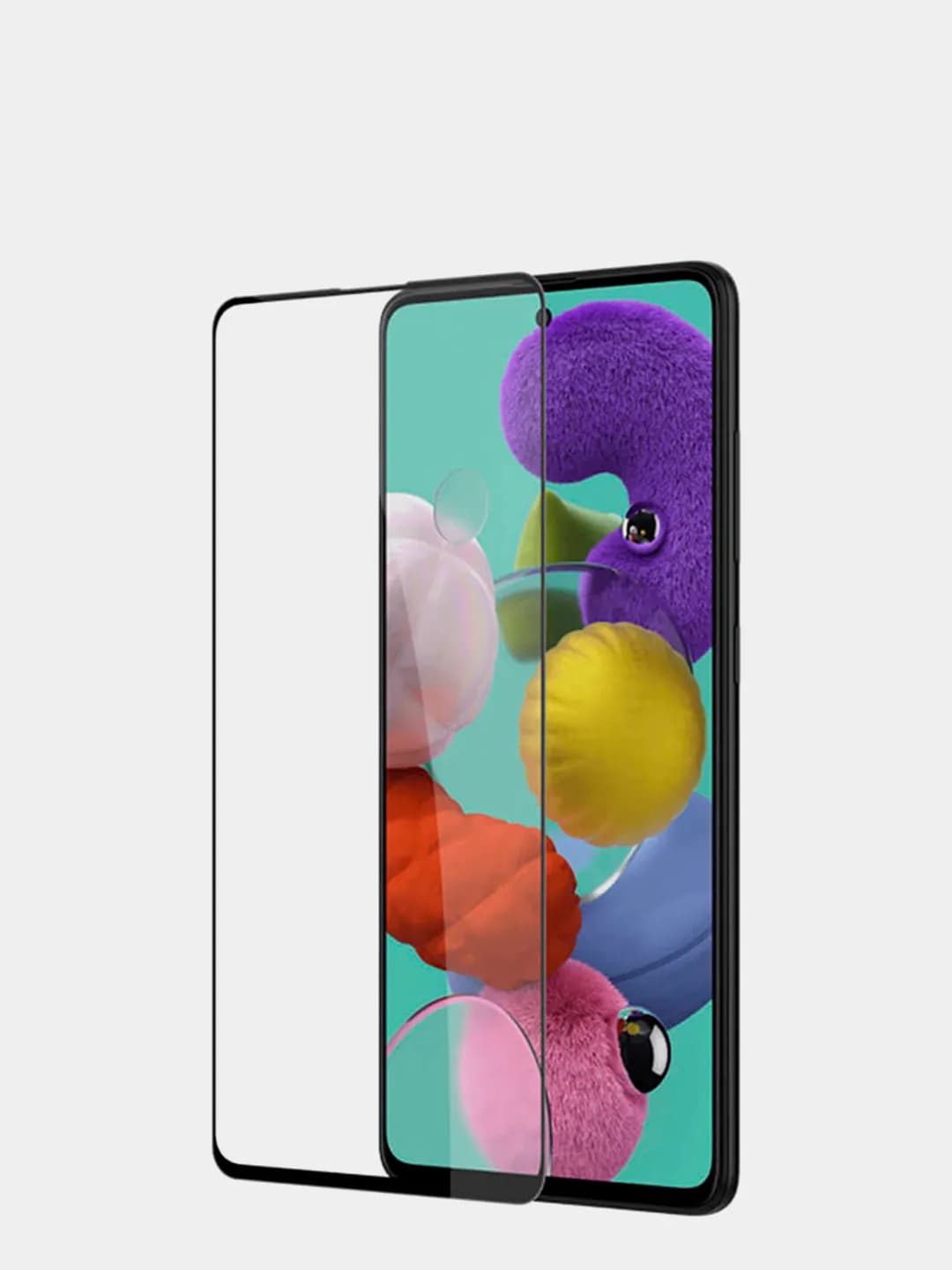 Защитное стекло 5D с полной проклейкой на Samsung A515 / A516 / M317 Galaxy A51 / A51 5G / A52 / A53 5G / M31s / Redmi Note 10 / Xiaomi Redmi Note 11 / Xiaomi Redmi Note 11S 4G / Xiaomi Redmi Note 12S / Mi 12 Lite / Poco M4 Pro / Realme GT   Черное, артикул 01128 — запчасть GSM28.RU