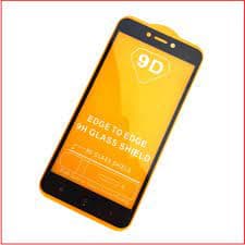 Защитное стекло 5D с полной проклейкой на Xiaomi Redmi 5A Черное, артикул 01152 — запчасть GSM28.RU