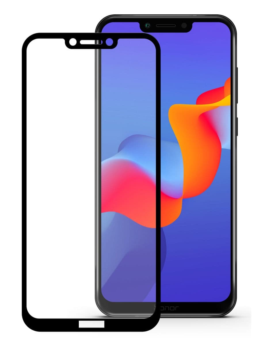 Защитное стекло 5D с полной проклейкой на Huawei Honor Play / Nova 3 / Nova 3i Черное, артикул 01182 — запчасть GSM28.RU