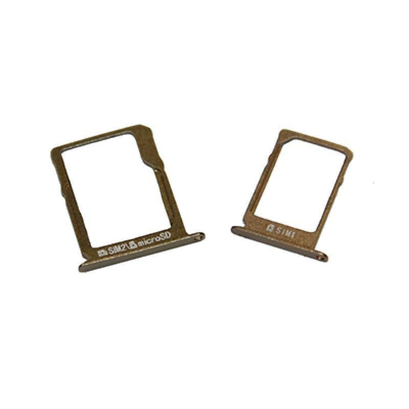 Держатель сим/карты памяти для Samsung A300F/A500F/A700FD (золото), артикул 01281 — запчасть GSM28.RU