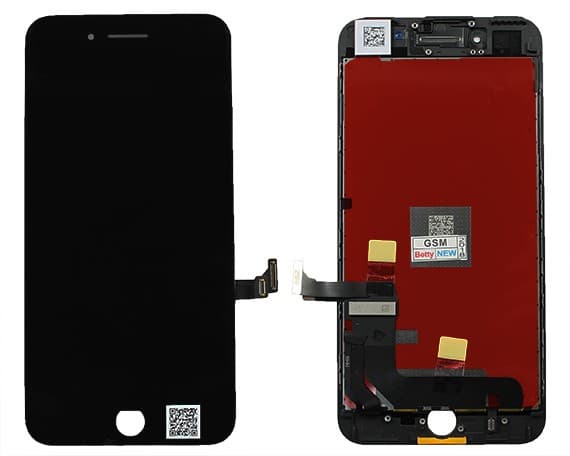 Дисплей для iPhone 7 + тачскрин черный с рамкой, артикул 00013 — запчасть GSM28.RU