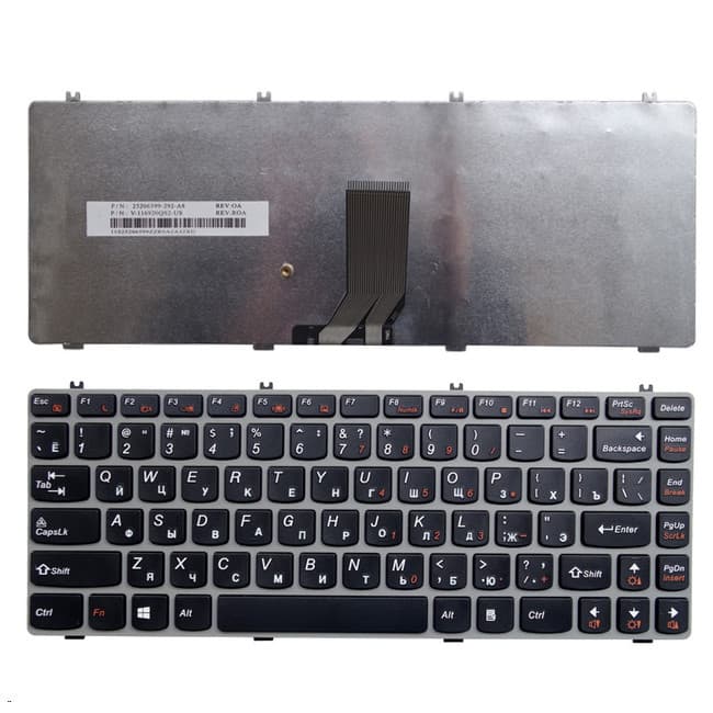 Клавиатура для ноутбука Lenovo Y470 Y470A Y470N Y470P Y471 Y471A Y471P, артикул 01308 — запчасть GSM28.RU