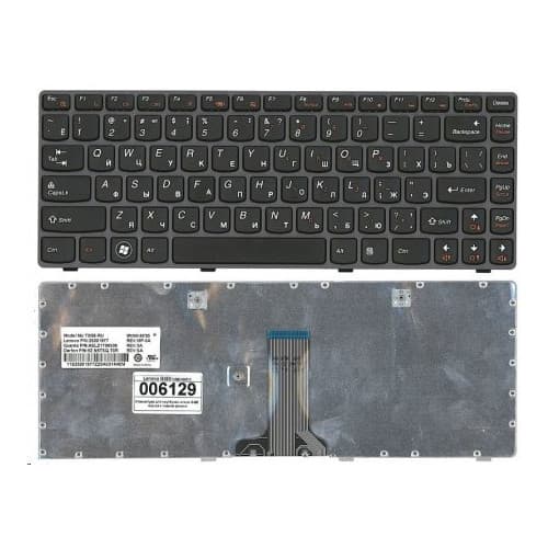 Клавиатура для ноутбука Lenovo G480 G485 Z380 Z480 Z485 G410 G490 G400 G405, артикул 01309 — запчасть GSM28.RU