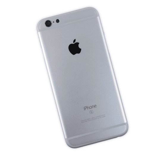 Задняя крышка (корпус) для iPhone 6S (серебро) класс AAA, артикул 01383 — запчасть GSM28.RU