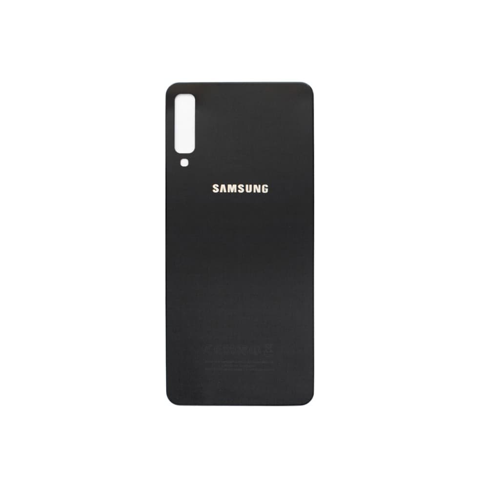 Задняя крышка для Samsung A750 Galaxy A7 (2018) (черный), артикул 01387 — запчасть GSM28.RU
