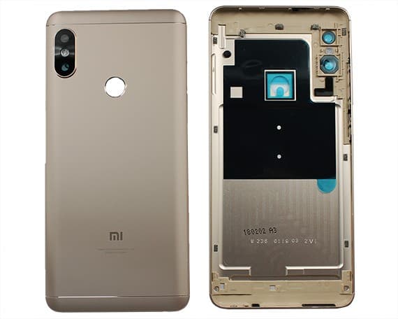 Задняя крышка для Xiaomi Redmi Note 5 (золото), артикул 01389 — запчасть GSM28.RU