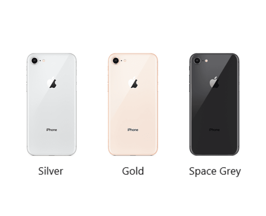 Задняя крышка (корпус) для Iphone 8 (серый), артикул 01391 — запчасть GSM28.RU