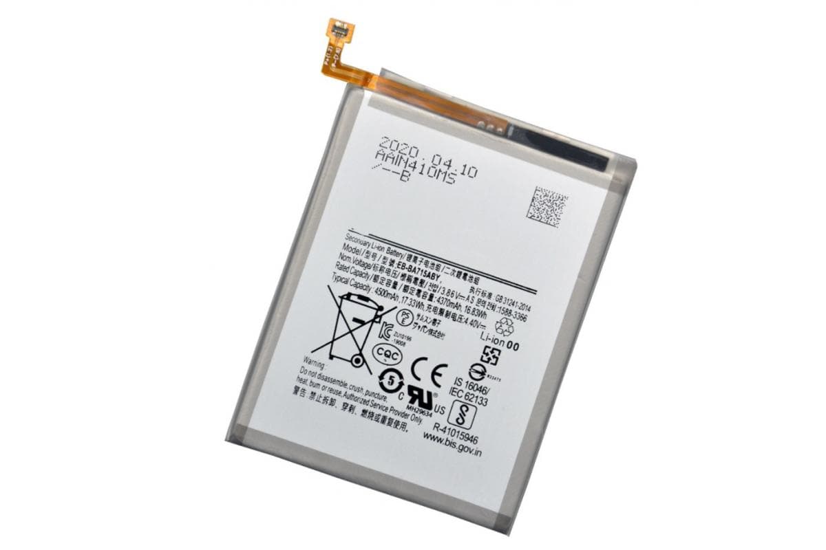Аккумулятор для Samsung A715F Galaxy A71 (EB-BA715ABY), артикул 01479 — запчасть GSM28.RU