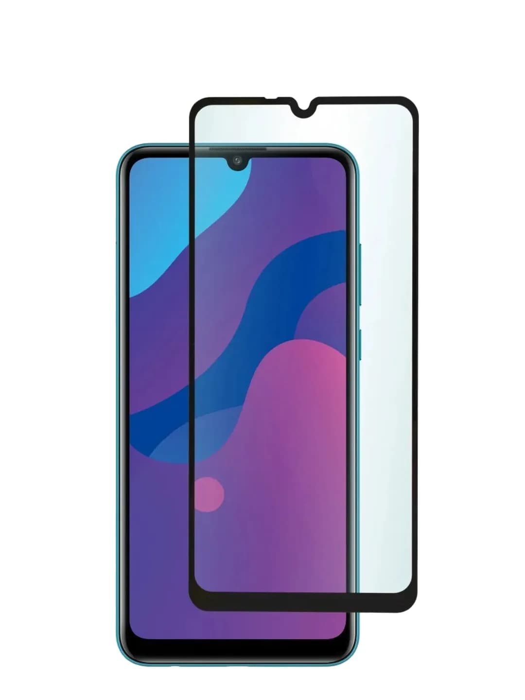 Защитное стекло 5D с полной проклейкой на Huawei Honor 9A / Huawei P30 Lite / Honor 20S / Honor 20 Lite / Honor 30i / P Smart S / Nova 4E / Y8p / Y6P (2020) Черное, артикул 01487 — запчасть GSM28.RU