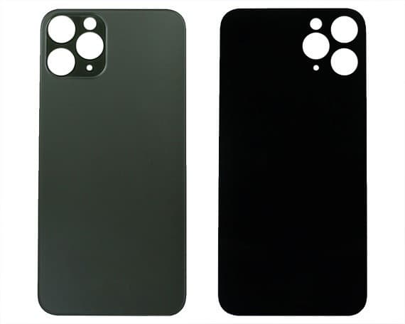Задняя крышка для iPhone 11 Pro (серый) со стеклом камеры класс AAA, артикул 01510 — запчасть GSM28.RU