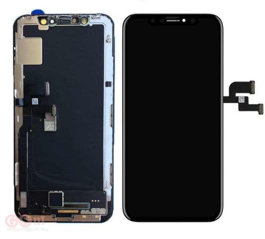 Дисплей для iPhone XS Max + тачскрин черный с рамкой OLED GX, артикул 01583 — запчасть GSM28.RU