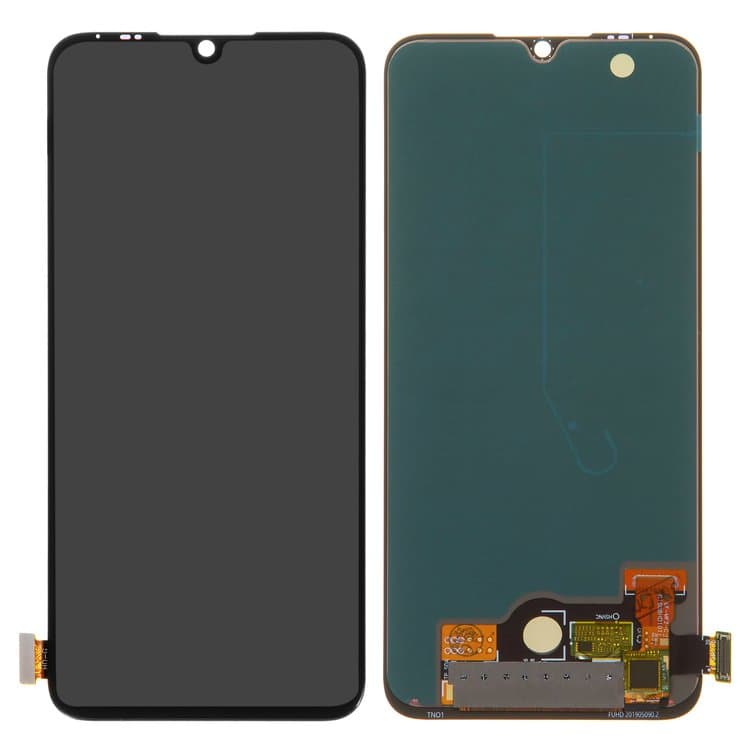 Дисплей для Xiaomi Mi A3 в рамке + тачскрин (черный) (OLED), артикул 01588 — запчасть GSM28.RU