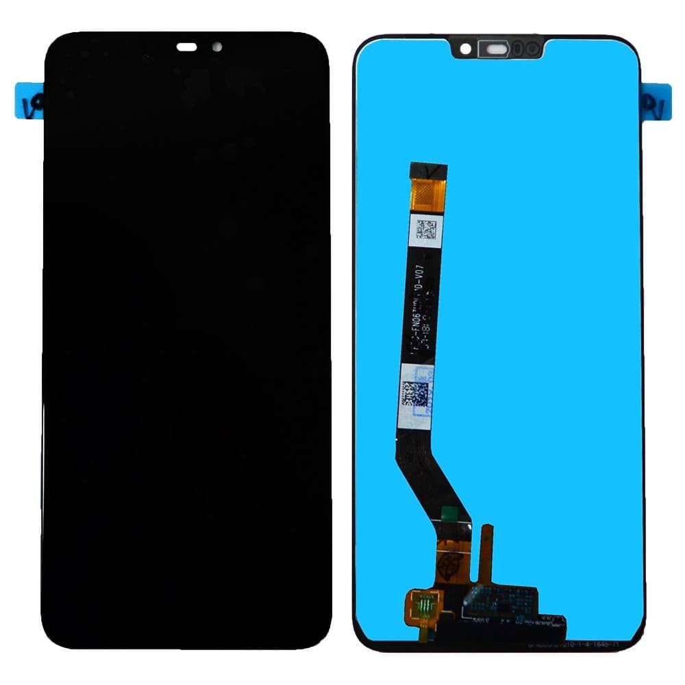 Дисплей для Honor 8C + тачскрин (черный), артикул 01668 — запчасть GSM28.RU
