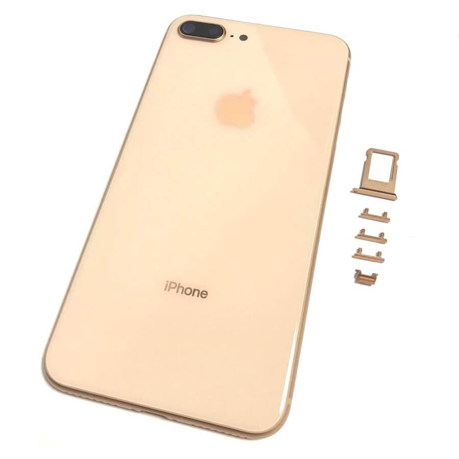 Задняя крышка (корпус) для Iphone 8 (золото), артикул 01674 — запчасть GSM28.RU