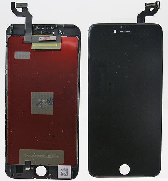 Дисплей для iPhone 6s Plus (черный), артикул 00170 — запчасть GSM28.RU