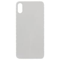 Задняя крышка для iPhone XS MAX (серебро) с широким отверстием, артикул 01712 — запчасть GSM28.RU