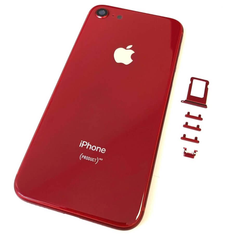 Задняя крышка (корпус) для Iphone 8 (красный), артикул 01714 — запчасть GSM28.RU