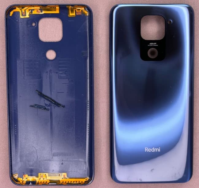Задняя крышка для Xiaomi Redmi Note 9 (синий), артикул 01716 — запчасть GSM28.RU