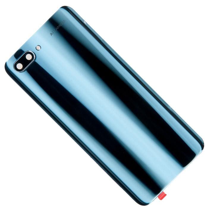 Задняя крышка для Huawei Honor 10 (серый) со стеклом камеры, артикул 01743 — запчасть GSM28.RU