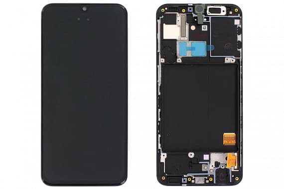 Дисплей для Samsung A035F / A025F / A037F Galaxy A03 / A02s / A03s + тачскрин (черный) Оригинал, артикул 01843 — запчасть GSM28.RU