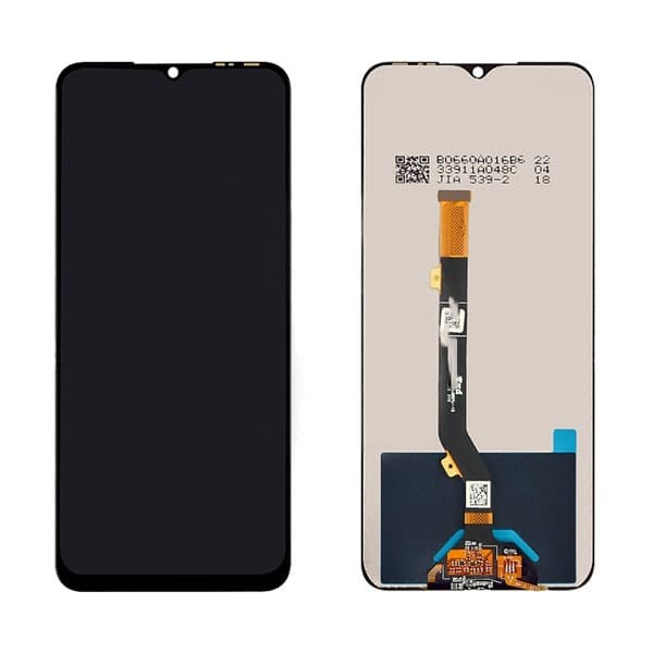 Дисплей для Tecno Spark 8P / 8T / Infinix Hot 11 X662B / Itel Vision 5 Plus / S18 Pro (KG7n / KG6p) + тачскрин (черный) Оригинал, артикул 01909 — запчасть GSM28.RU
