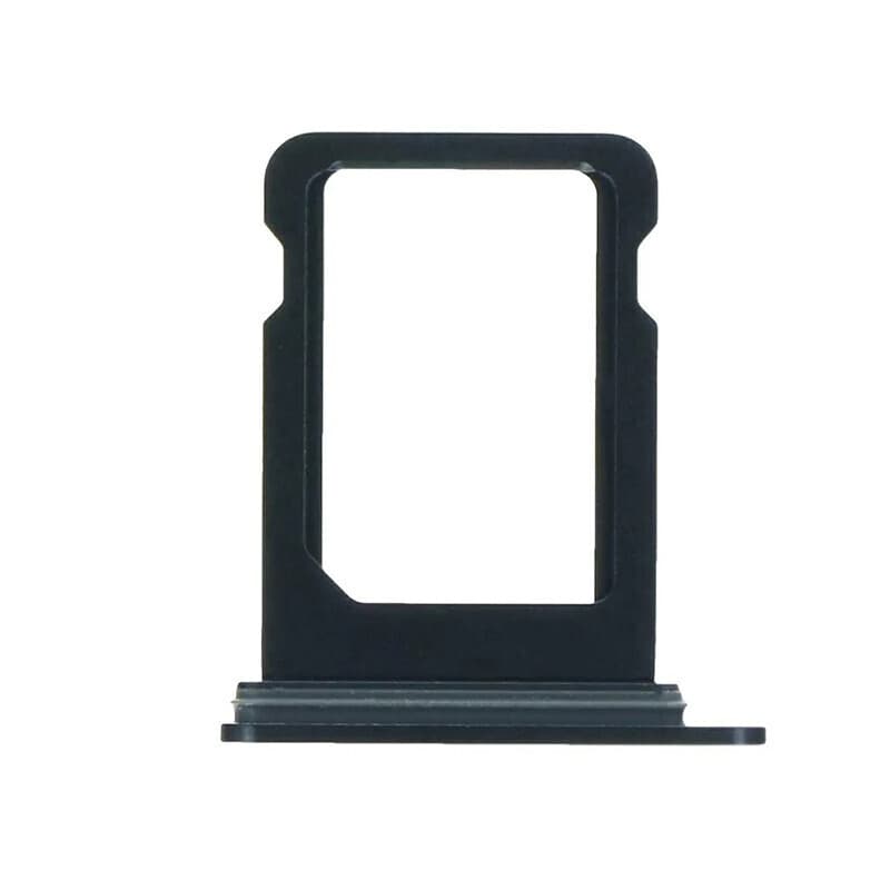 Держатель сим для iPhone 12 / 12 Pro (черный), артикул 01968 — запчасть GSM28.RU