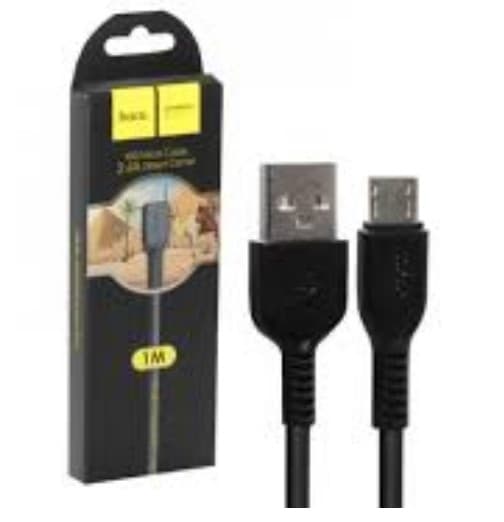Кабель USB HOCO (X20) microUSB (1м) (черный), артикул 01983 — запчасть GSM28.RU