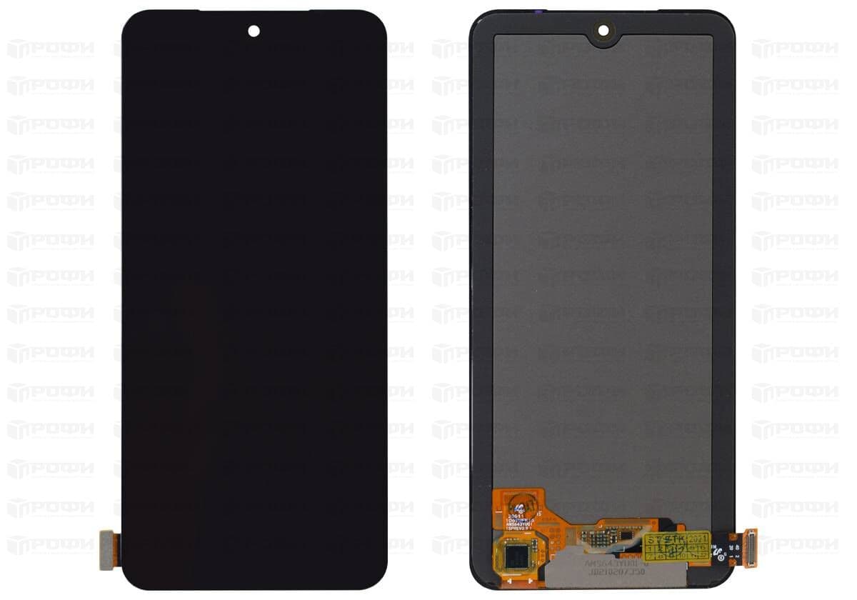 Дисплей для Xiaomi Redmi Note 10 / Note 10S + тачскрин (черный) Оригинал, артикул 01998 — запчасть GSM28.RU