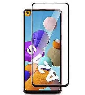 Защитное стекло 5D с полной проклейкой на Samsung A02S / A025 / Vivo Y20A / Y20G / Y20i / Y20s Черное, артикул 02002 — запчасть GSM28.RU