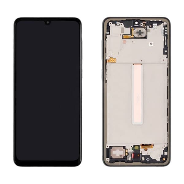 Дисплей для Samsung A336F Galaxy A33 (2022) в рамке + тачскрин (черный) Оригинал, артикул 02035 — запчасть GSM28.RU