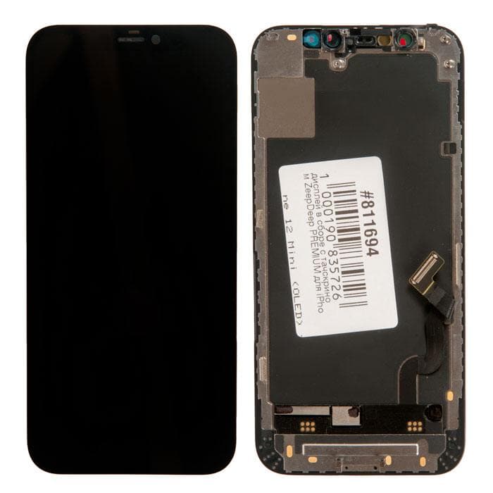 Дисплей для iPhone 12 Mini Oled, артикул 02054 — запчасть GSM28.RU