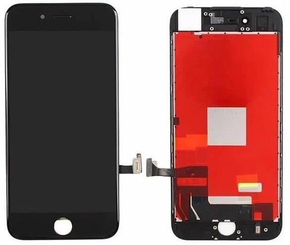 Дисплей для iPhone 7 + тачскрин черный с рамкой Оригинал, артикул 02056 — запчасть GSM28.RU