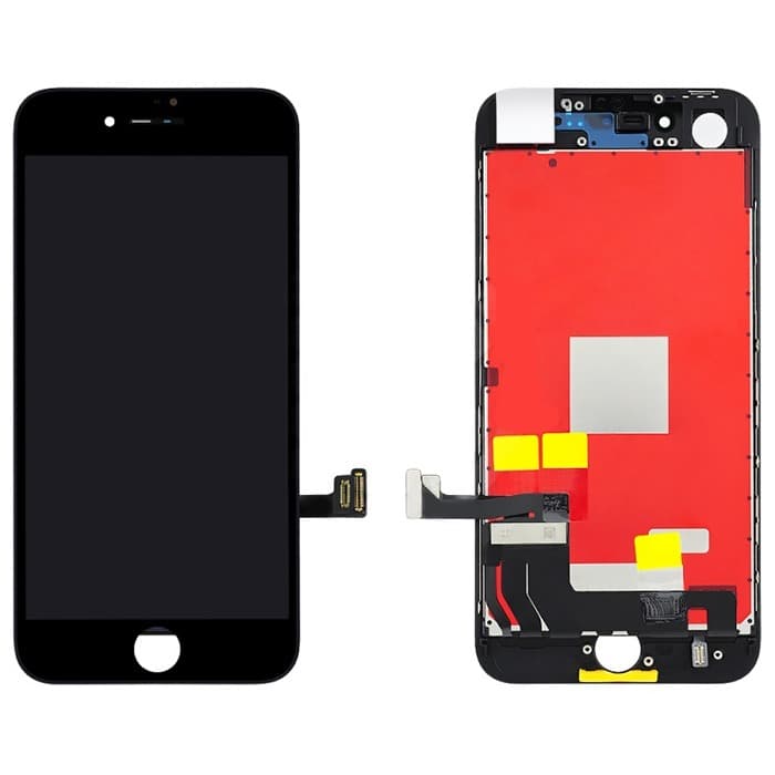 Дисплей для iPhone 8/SE 2020 + тачскрин черный с рамкой Оригинал, артикул 02058 — запчасть GSM28.RU