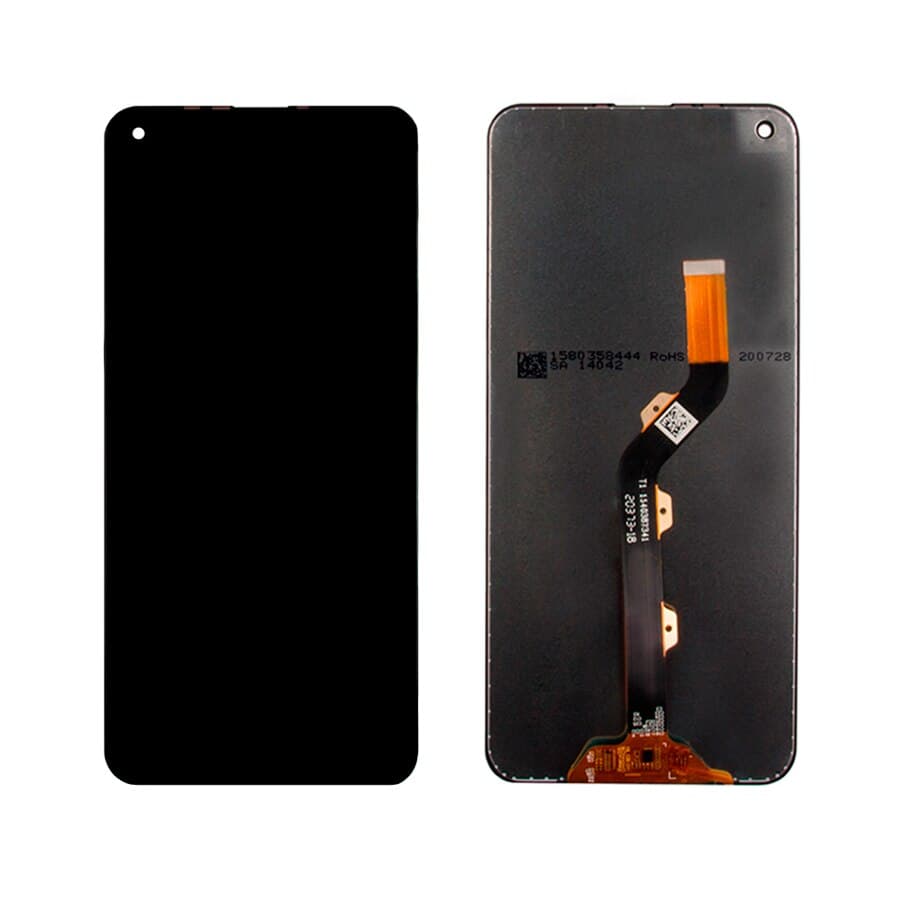 Дисплей для Tecno Camon 15 + тачскрин (черный) Оригинал, артикул 02073 — запчасть GSM28.RU