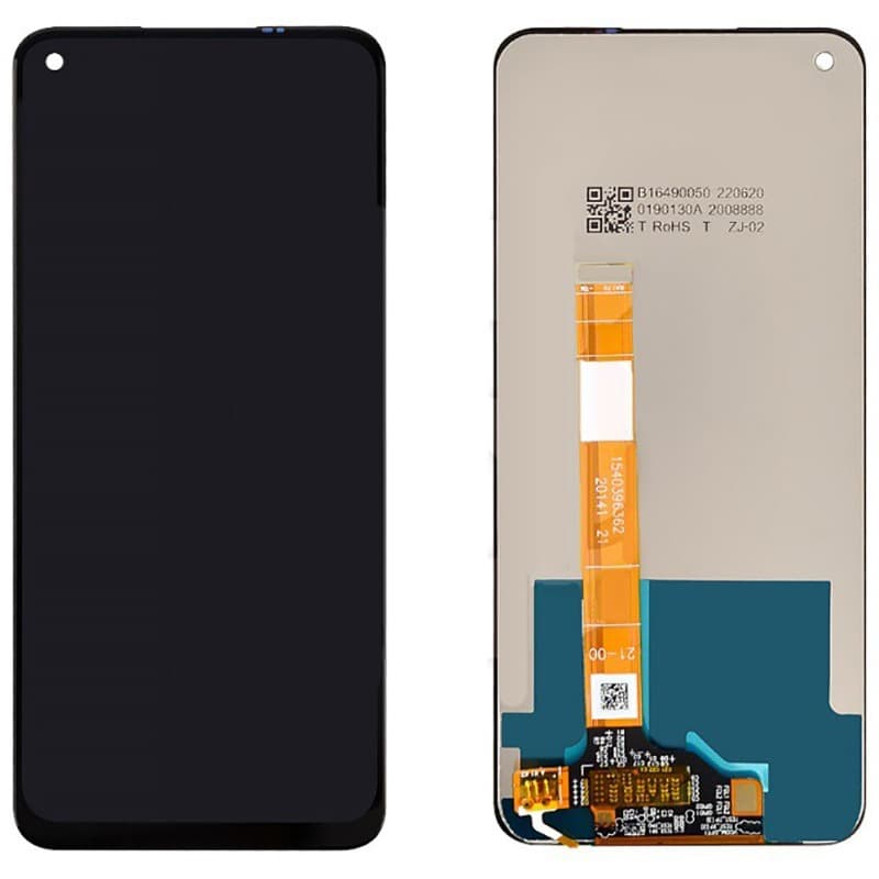 Дисплей для Realme 8 5G / V13 5G / Q3i / Oppo A93s 5G / Narzo 30 5G + тачскрин (черный) Оригинал, артикул 02120 — запчасть GSM28.RU