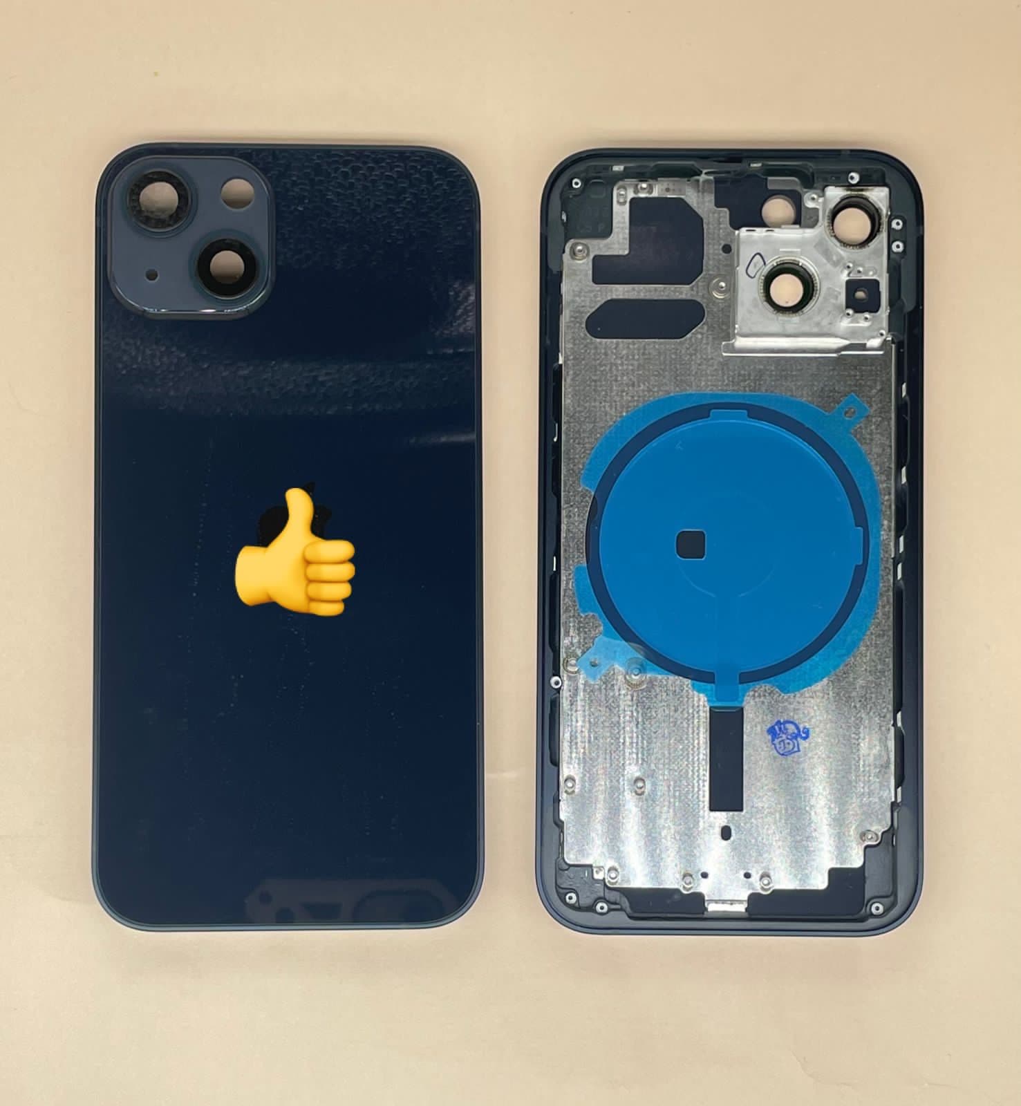 Задняя крышка (корпус) для Iphone 13 (черный), артикул 02142 — запчасть GSM28.RU