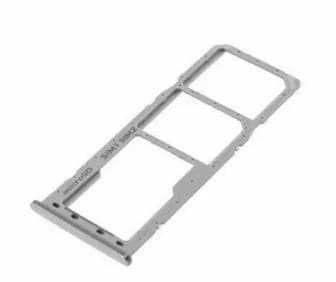 Держатель сим карты (SIM) для Samsung A705 Galaxy A70 (белый), артикул 02224 — запчасть GSM28.RU