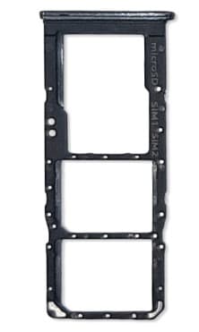 Держатель сим карты (SIM) для Samsung A705 Galaxy A70 (черный), артикул 02225 — запчасть GSM28.RU