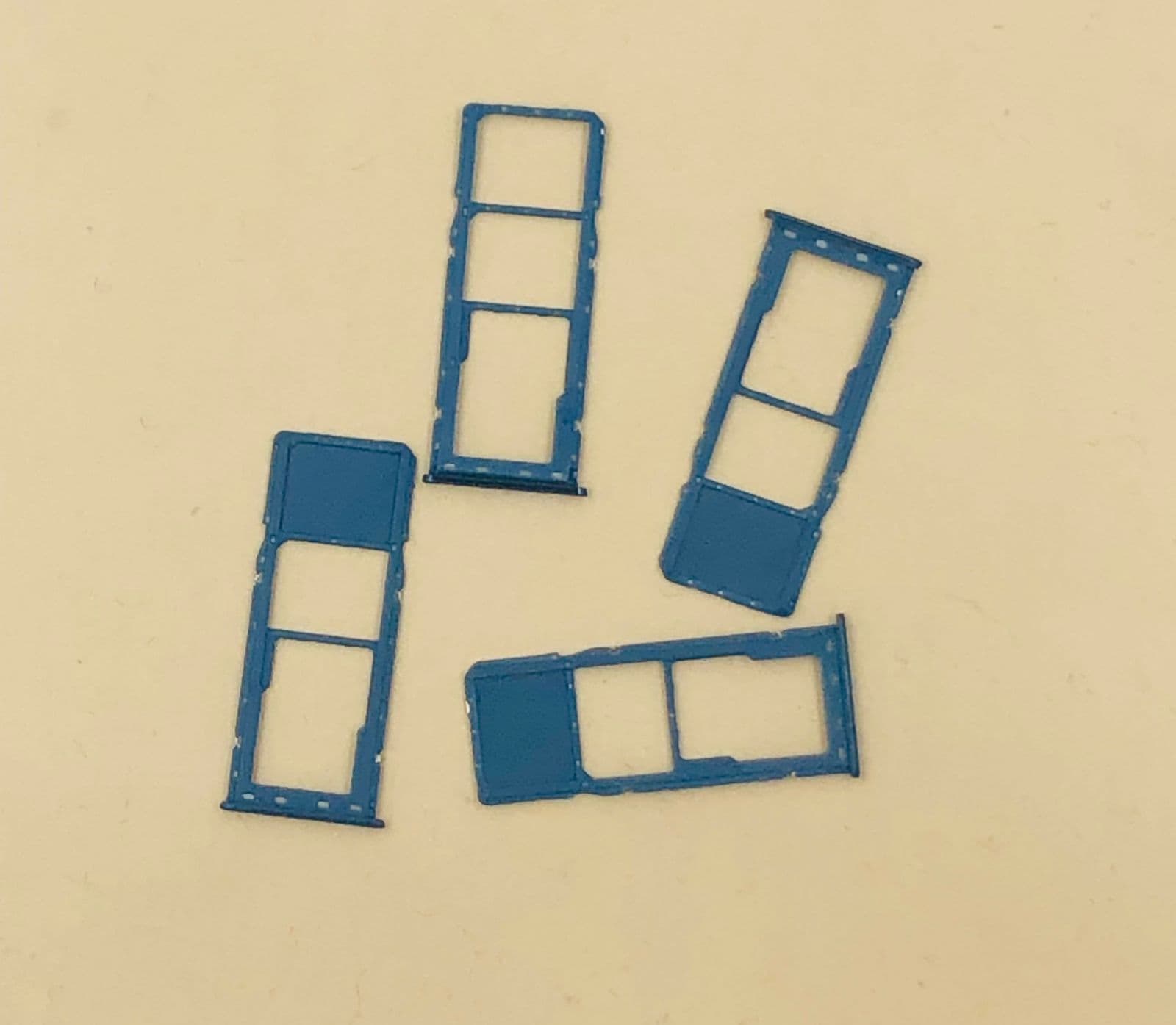 Держатель сим карты (SIM) для Samsung A305 Galaxy A30 / A505 Galaxy A50 (синий), артикул 02229 — запчасть GSM28.RU