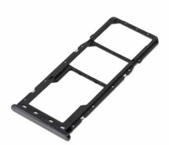 Держатель сим карты (SIM) для Samsung A305 Galaxy A30 / A505 Galaxy A50 (черный), артикул 02230 — запчасть GSM28.RU