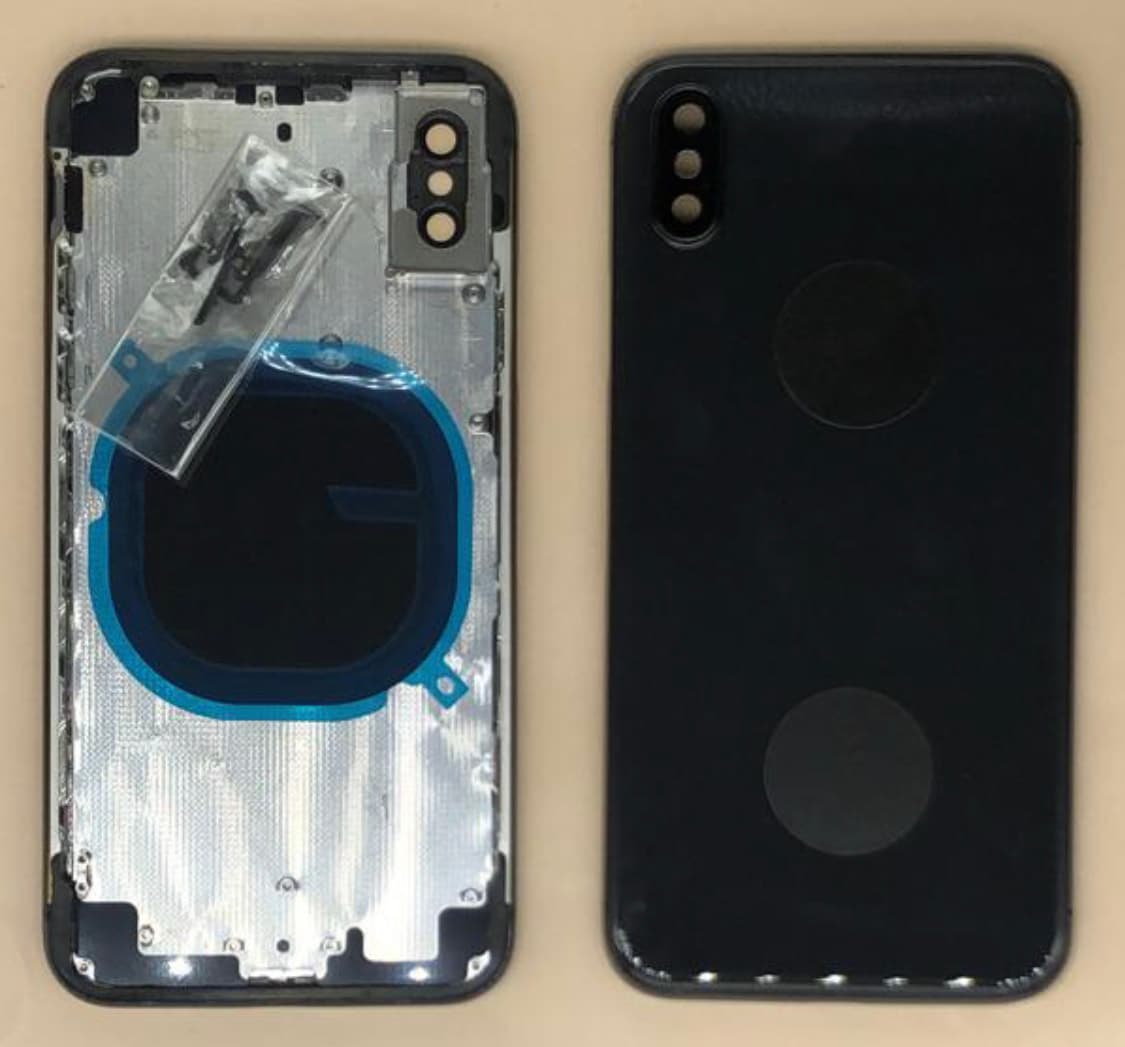 Задняя крышка (корпус) для Iphone X (черный), артикул 02238 — запчасть GSM28.RU