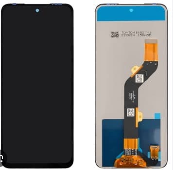Дисплей для Tecno Pova 4 / Infinix Hot 12 Play  + тачскрин (черный) Оригинал, артикул 02262 — запчасть GSM28.RU