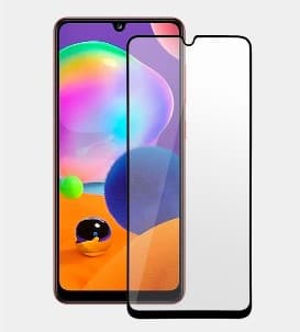 Защитное стекло 5D с полной проклейкой на Samsung A22 / A33, артикул 02301 — запчасть GSM28.RU