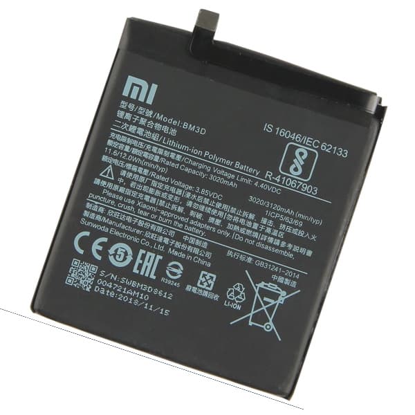 Аккумулятор для Xiaomi Mi 8 SE (BM3D) (VIXION), артикул 00235 — запчасть GSM28.RU