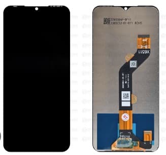 Дисплей для Infinix Smart 6 (X6511) + тачскрин (черный), артикул 02368 — запчасть GSM28.RU