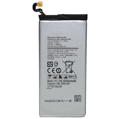 Аккумулятор для Samsung G920F Galaxy S6 (EB-BG920ABE) (VIXION), артикул 00245 — запчасть GSM28.RU