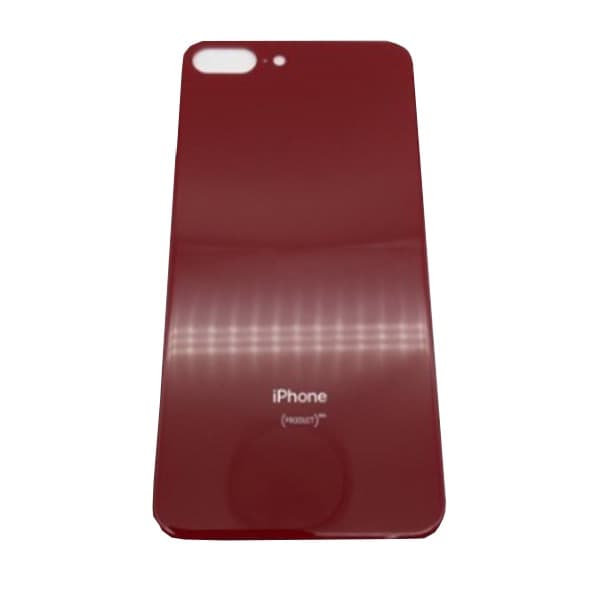 Задняя крышка для iPhone 8 Plus (красный) с широким отверстием, артикул 02484 — запчасть GSM28.RU